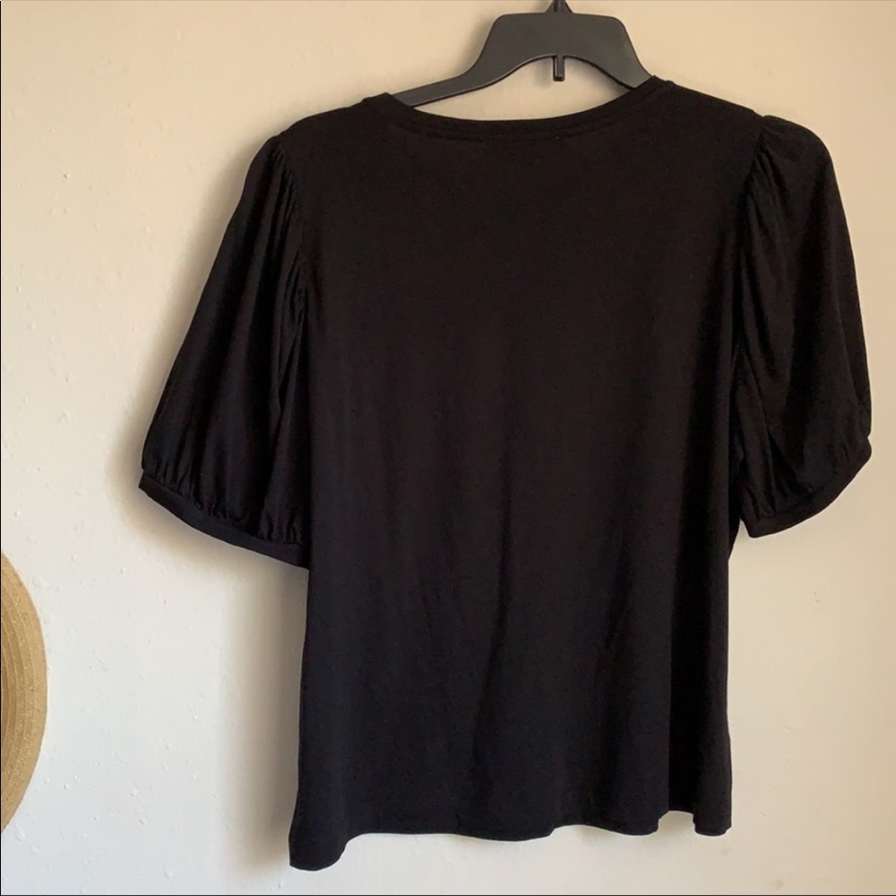 Loft XXL black puff sleeve